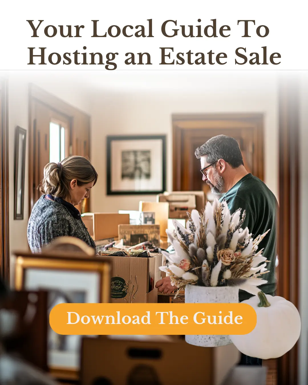 Estate sale guide creative